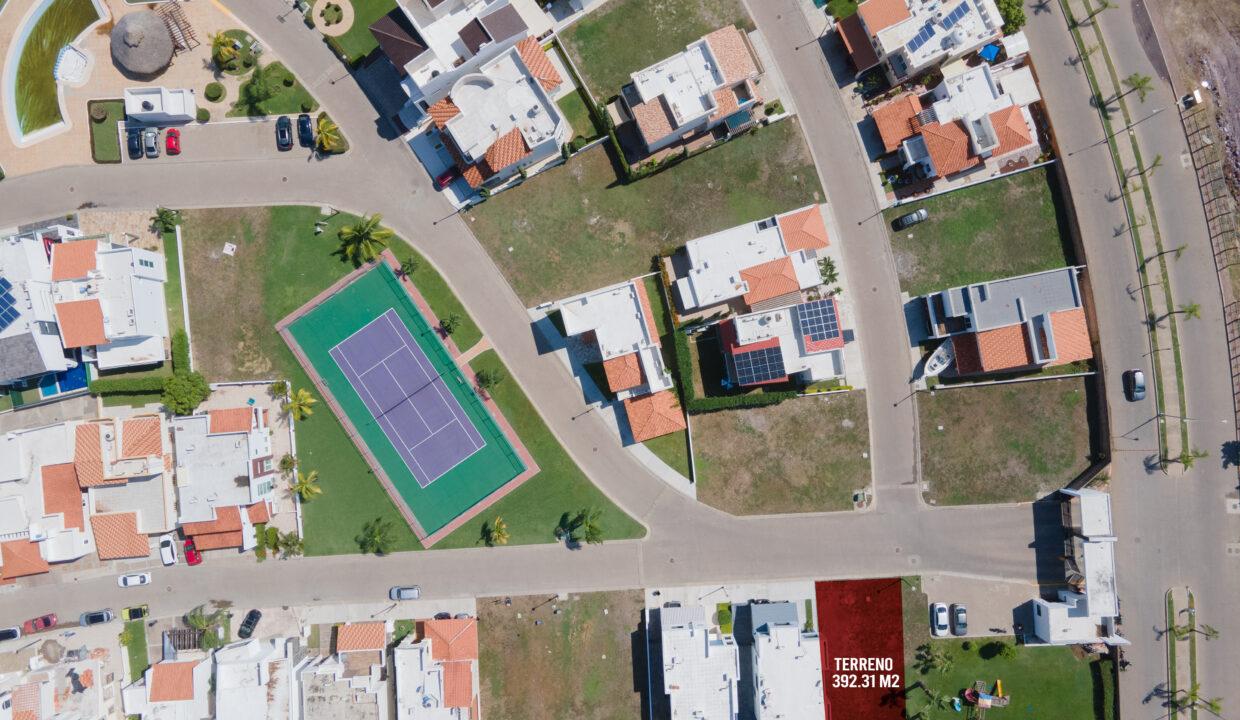 Vista de terreno y amenidadess
